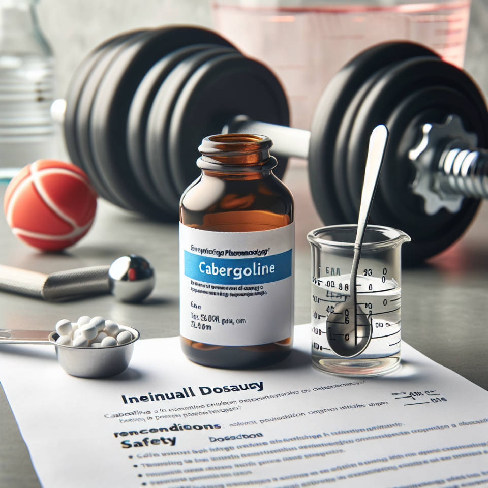 Cabergoline et dosage pour les débutants en pharmacologie sportive