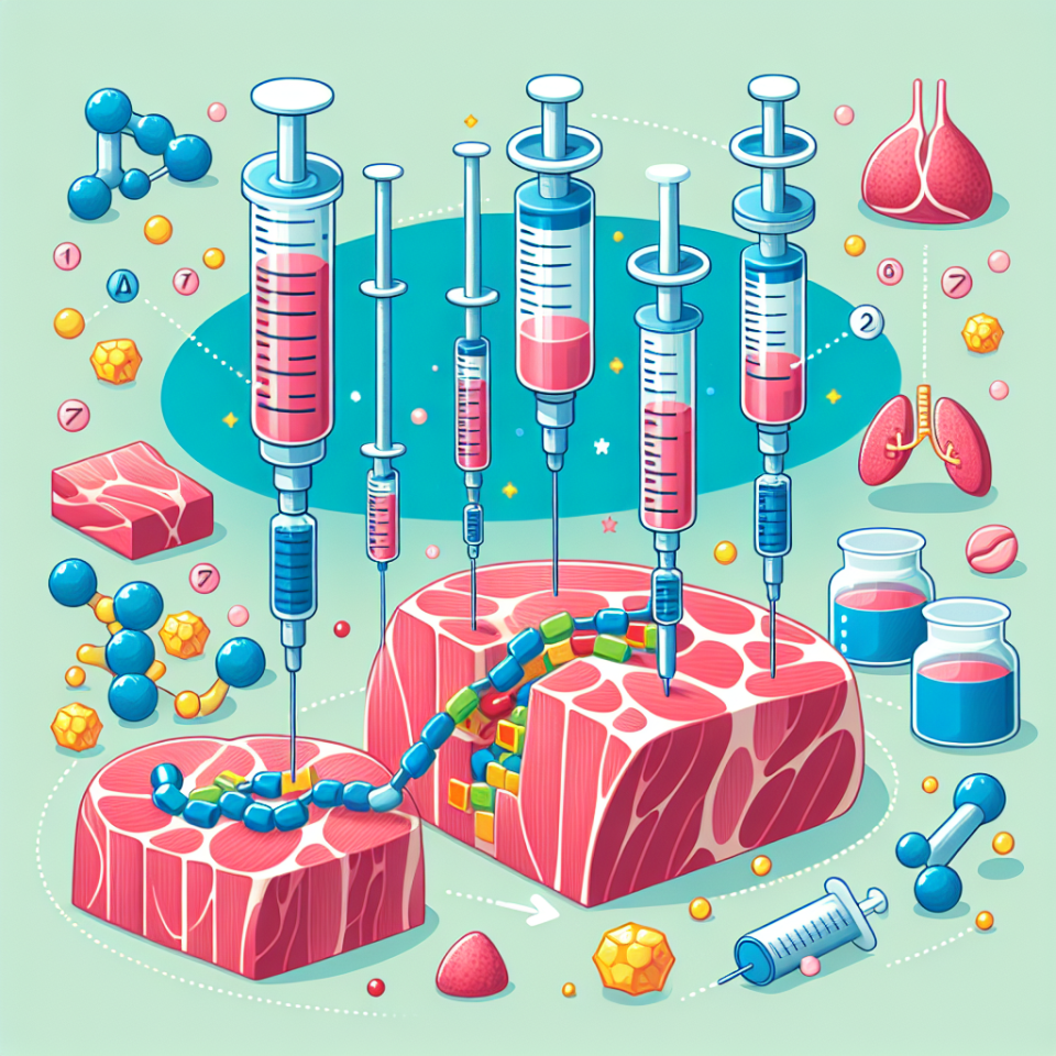 Infusion de facteurs de croissance analogues à l'insuline (IGF-1) sur la synthèse protéique des viandes