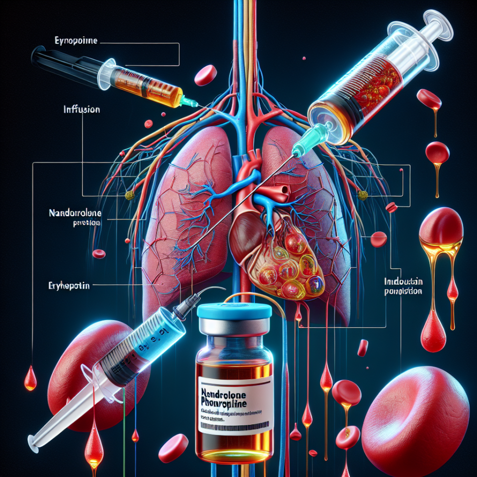 La perfusion de phénylpropionate de nandrolone stimule l'érythropoïétine et améliore la circulation sanguine.