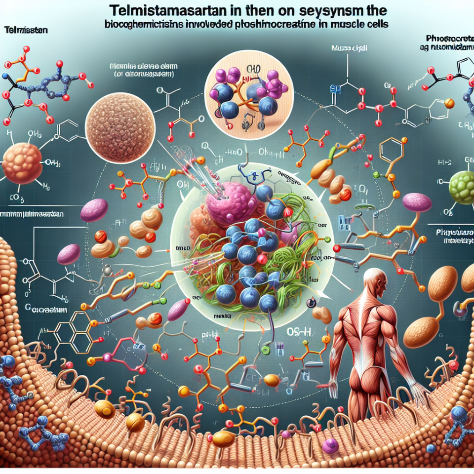 Le telmisartan et son effet sur la synthèse de créatine phosphate dans les muscles