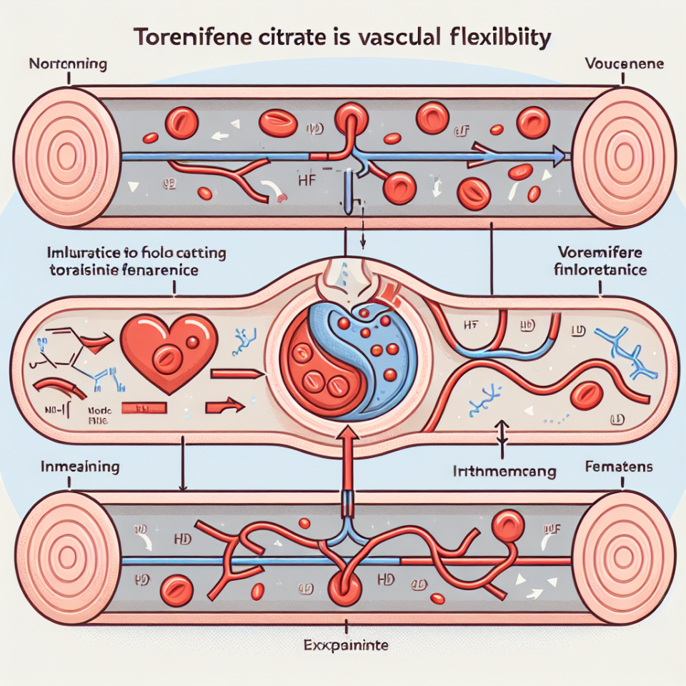 Comment le citrate de torémifène affecte-t-il la souplesse vasculaire ?