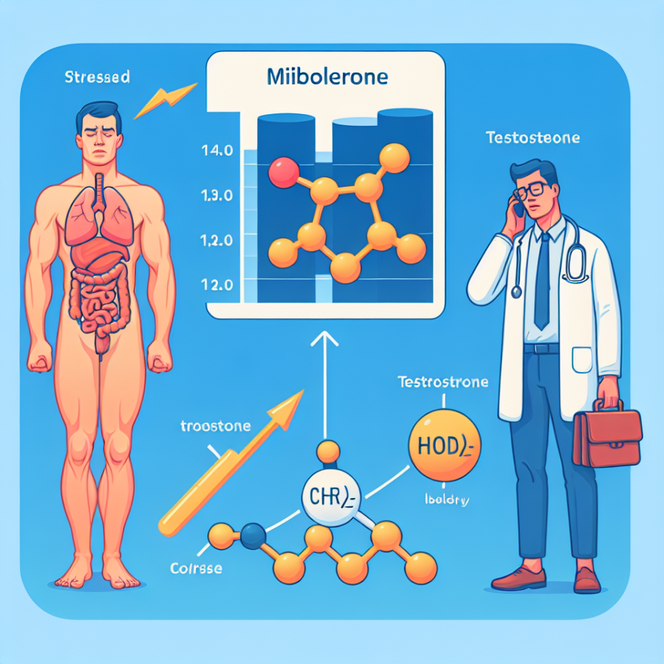 Effet de la Mibolérone sur le stress Taux d'hormones