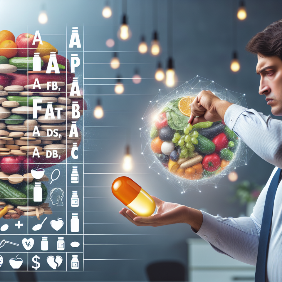 L'utilisation des vitamines pour réduire les réserves de graisse