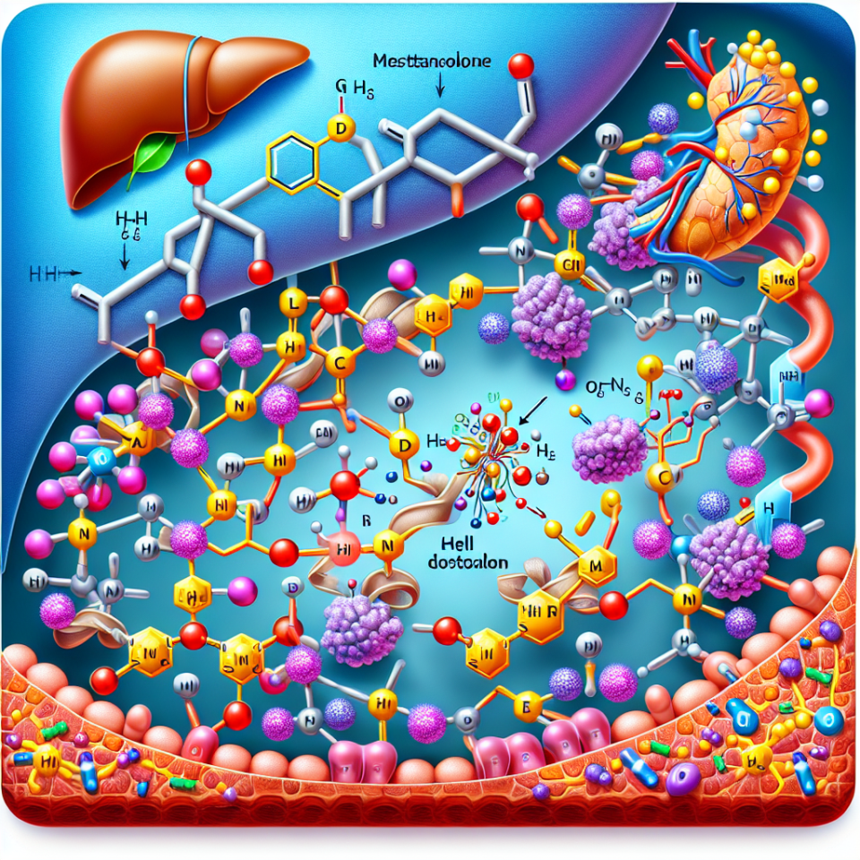 Métabolisme de la méthyldrostanolone dans le foie